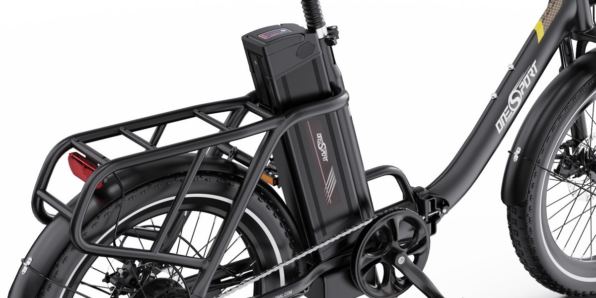 Portapacchi dell'OneSport OT16-2 in vista laterale in colore nero