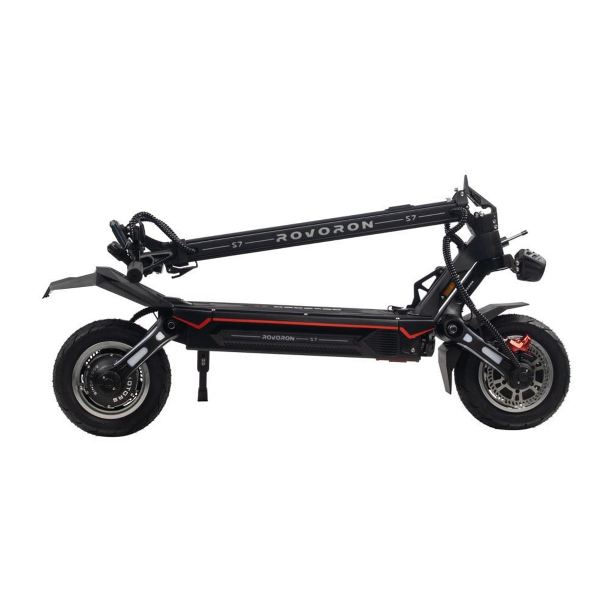 Monopattino elettrico ROVORON S7 piegato