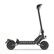 Monopattino elettrico DriveTron DT10 visto dal lato opposto in colore nero