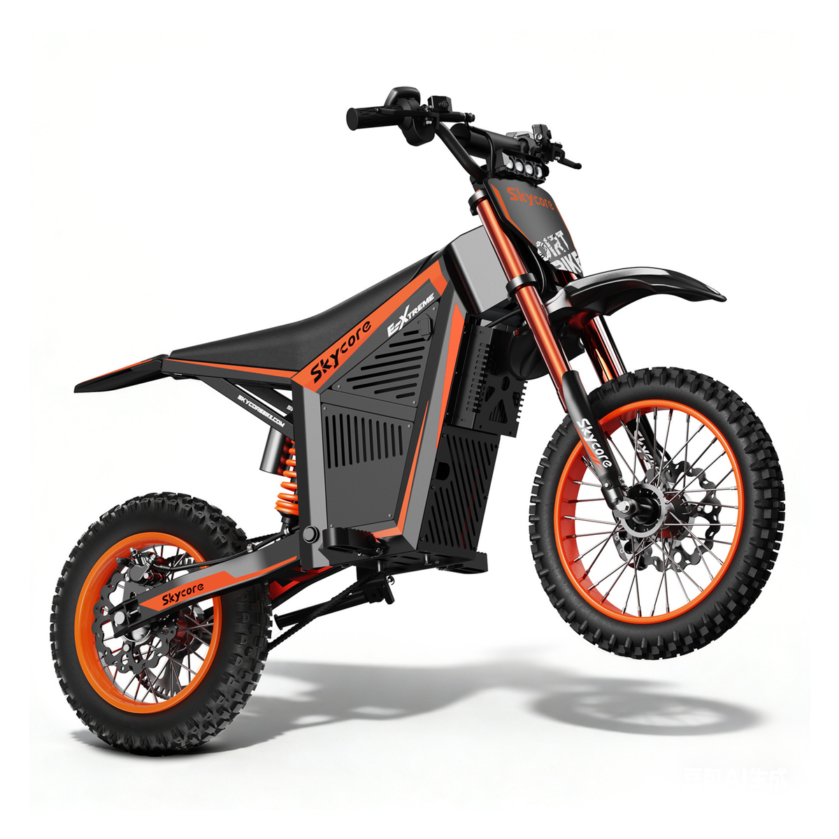 Moto da cross elettrica Skycore S11 con pneumatici fuoristrada – Wheelyshop