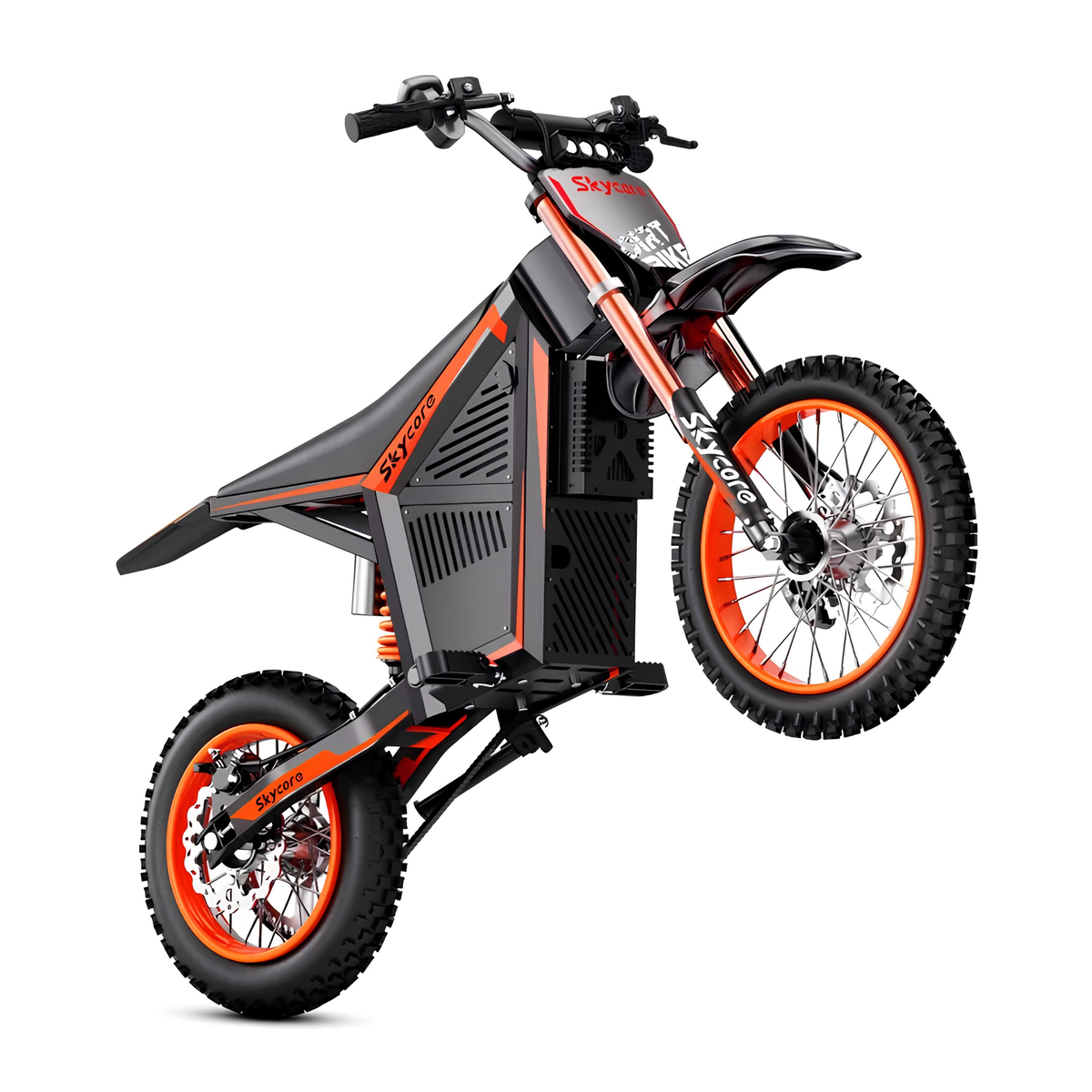 Moto da cross elettrica Skycore S11 con sospensioni anteriori e posteriori – Wheelyshop