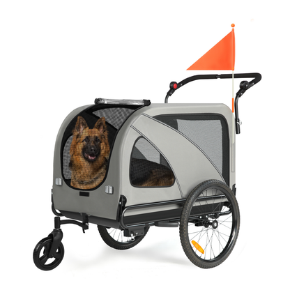 Smart husdjursvagn cykel 10202NS med maximal lastkapacitet på 50 kg – Wheelyshop