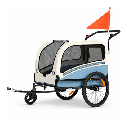Smart husdjursvagn cykel 10202NS med 19-tums luftfyllda bakhjul – Wheelyshop