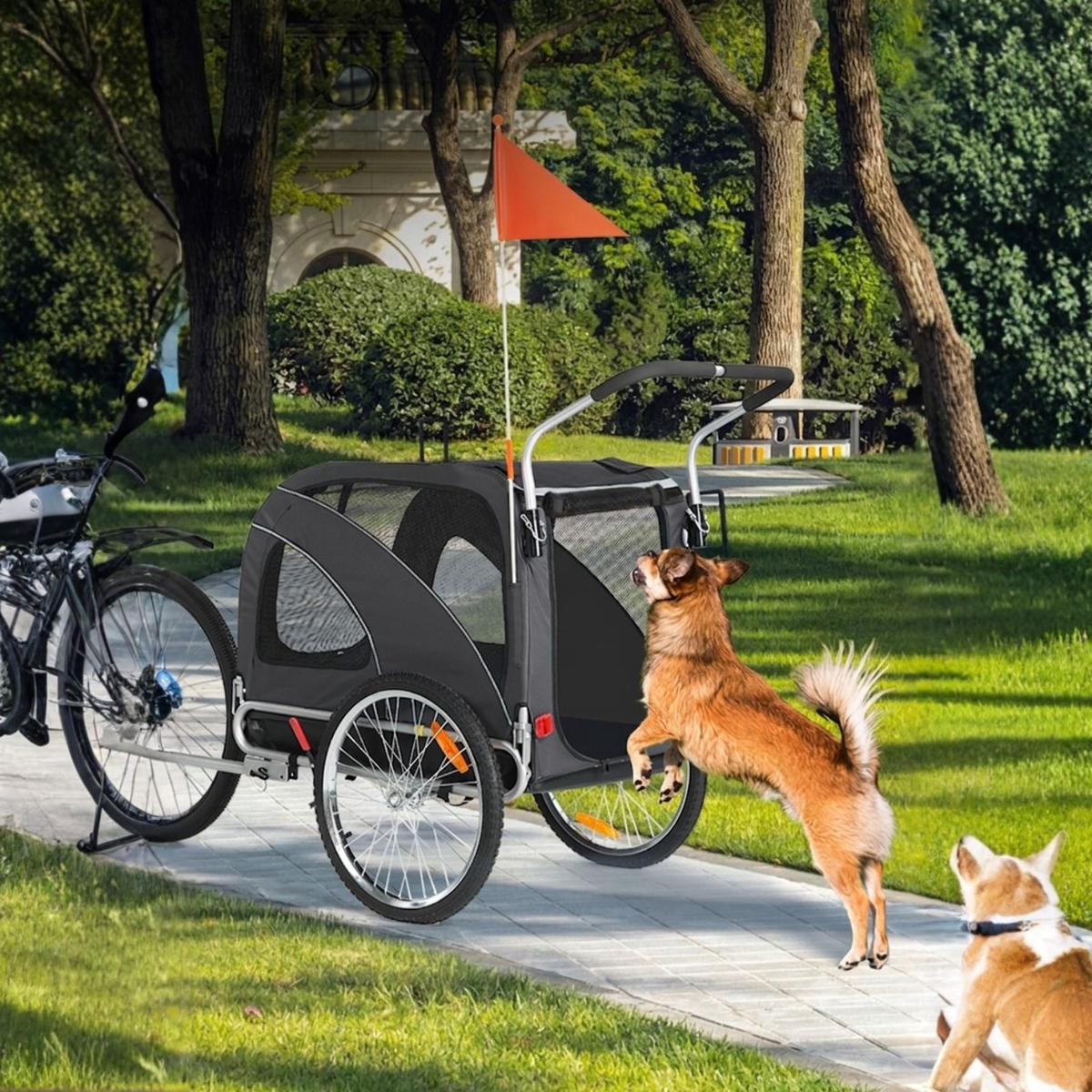 Smart husdjursvagn cykel 10202B