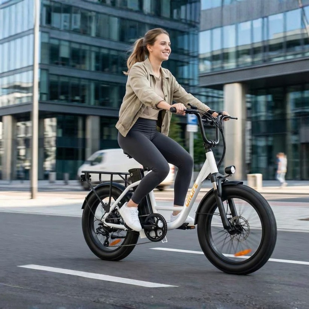 URLIFE E20 elcykel med LED-belysning fram och bak – Wheelyshop