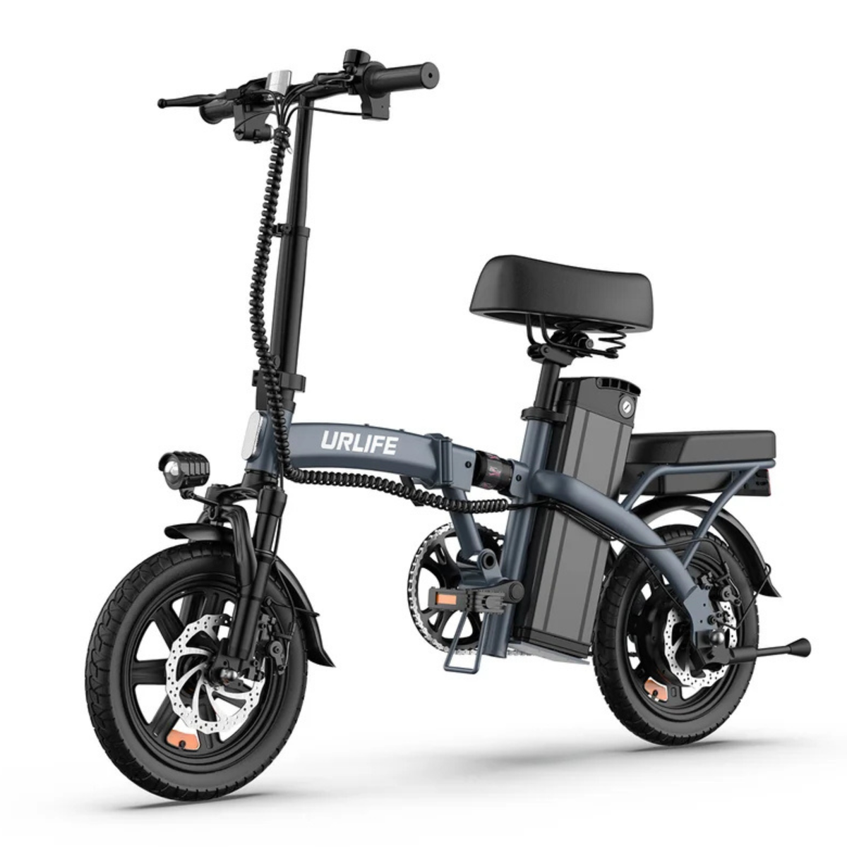 URLIFE F1L elcykel med skivbromsar fram och bak – Wheelyshop