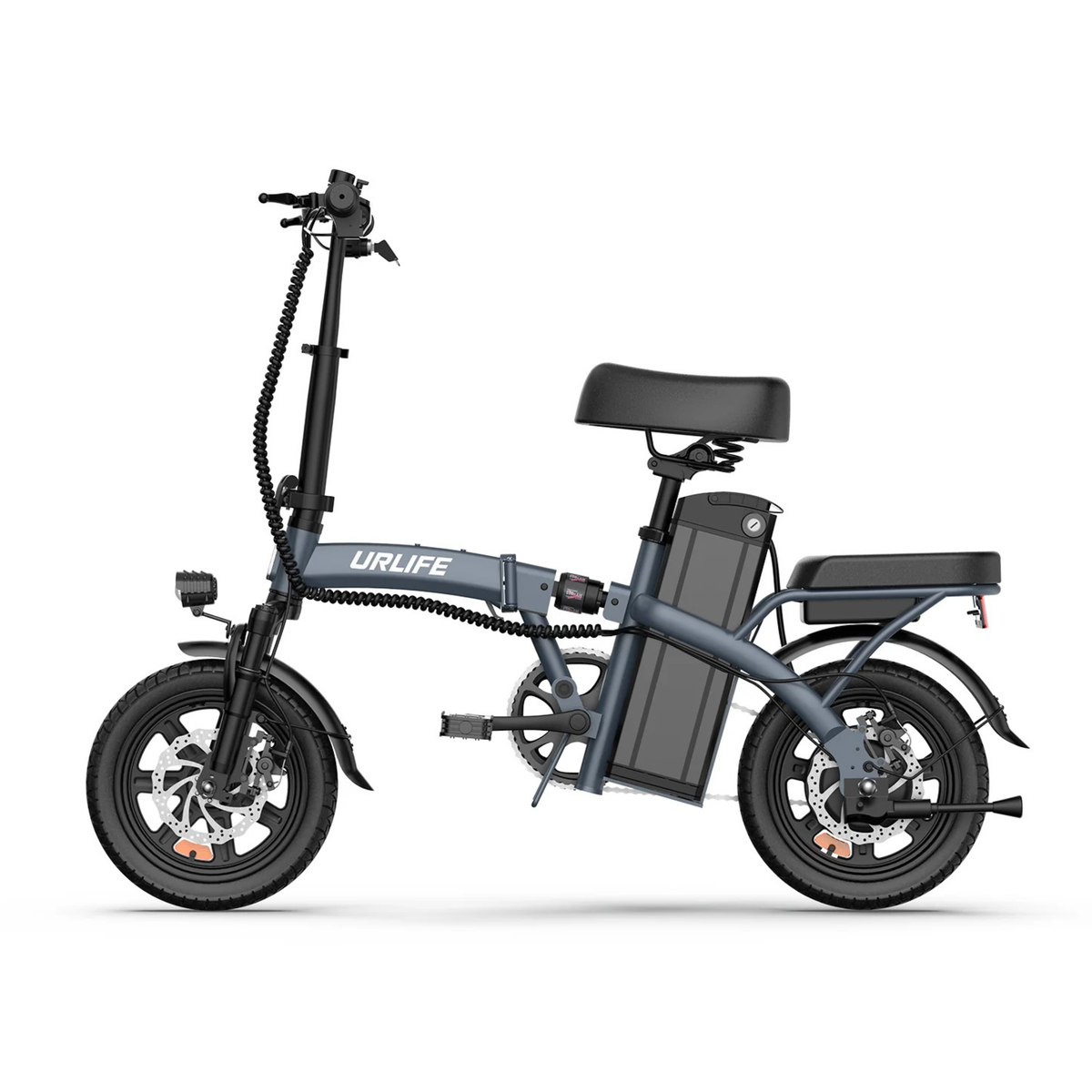 URLIFE F1L elcykel med dubbelfjädring fram och bak – Wheelyshop