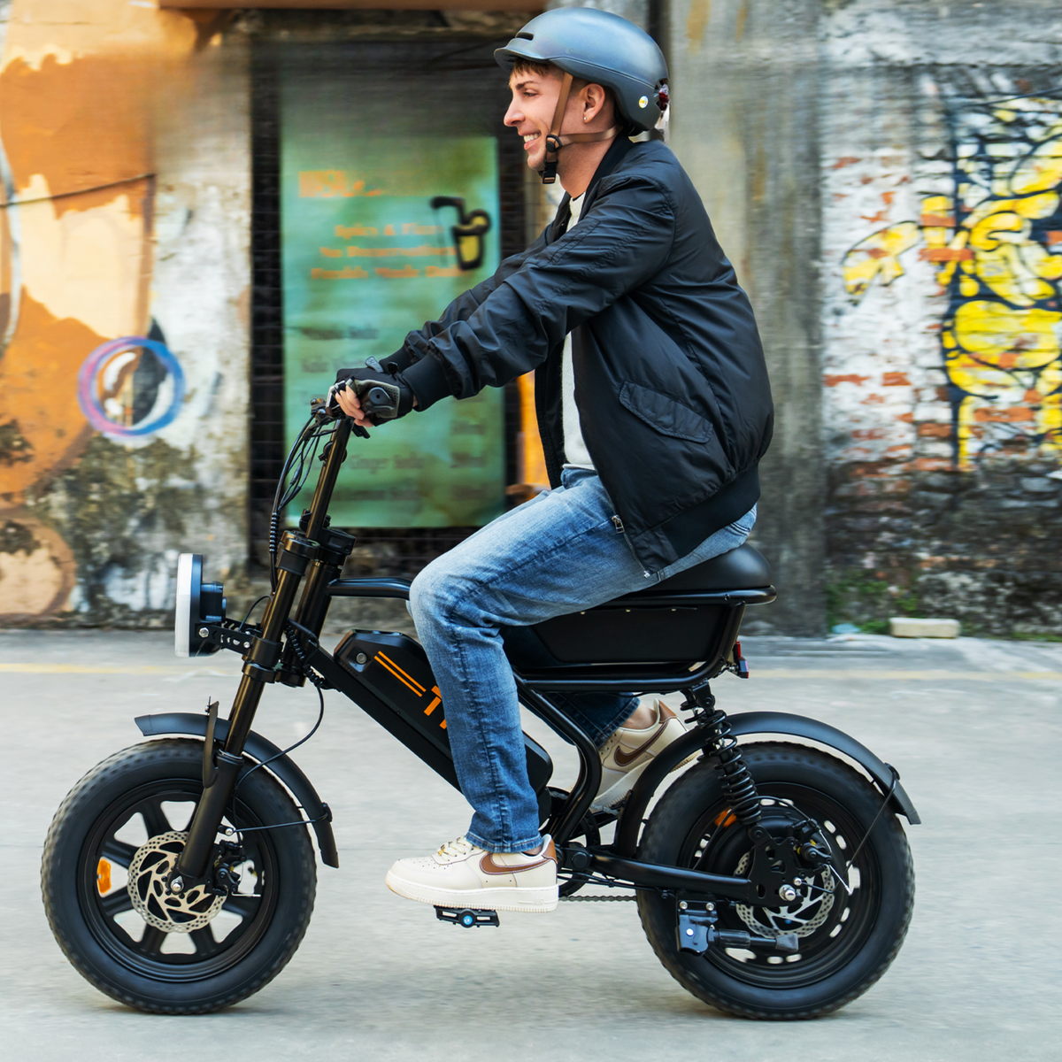 URLIFE T16 elcykel med 16-tums offroad-luftdäck – Wheelyshop