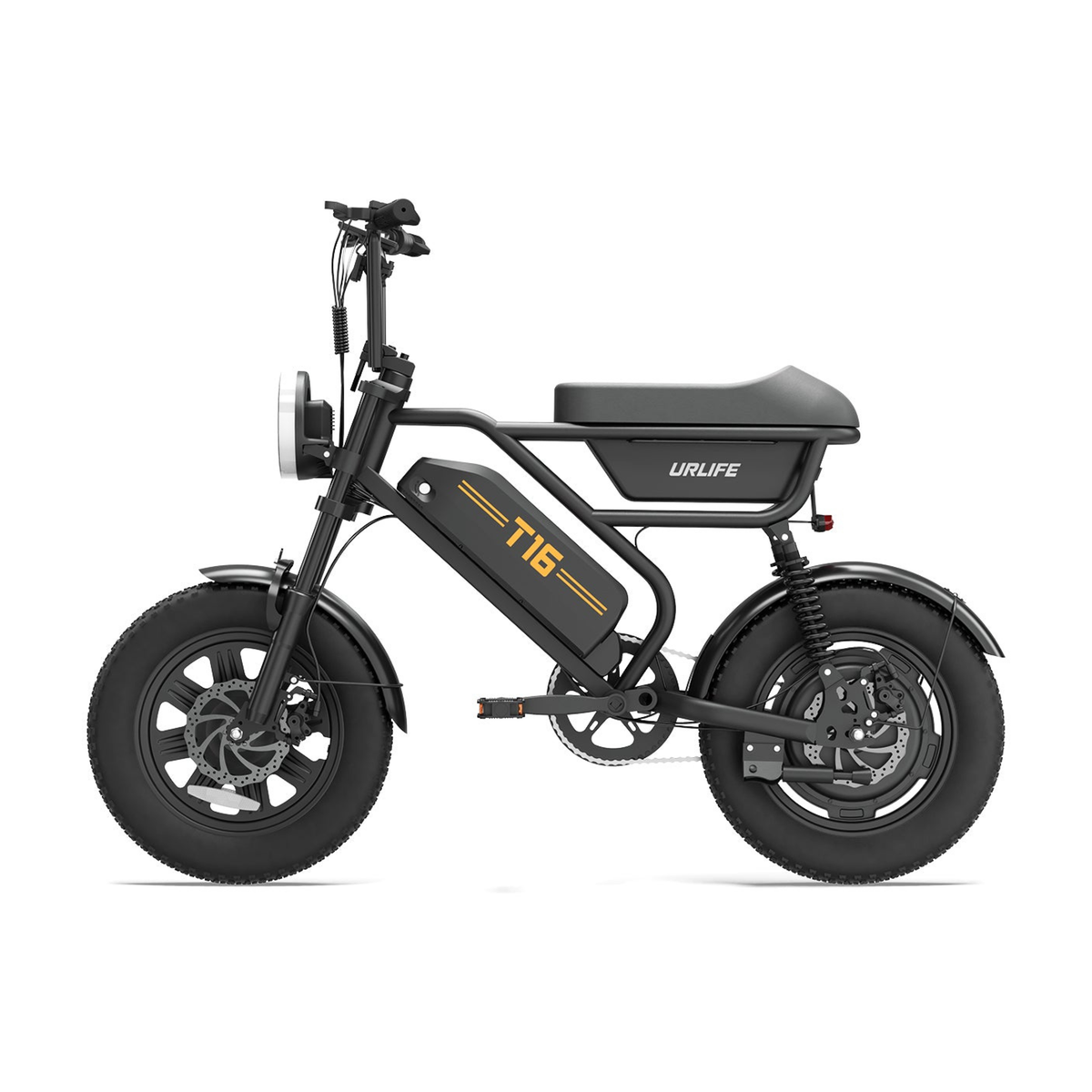 URLIFE T16 elcykel med löstagbart 48V 13Ah-batteri – Wheelyshop