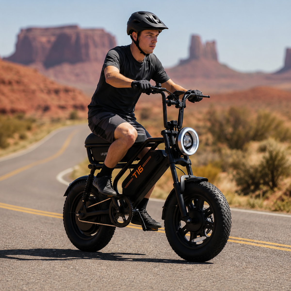 URLIFE T16 elcykel med löstagbart 48V 13Ah-batteri – Wheelyshop