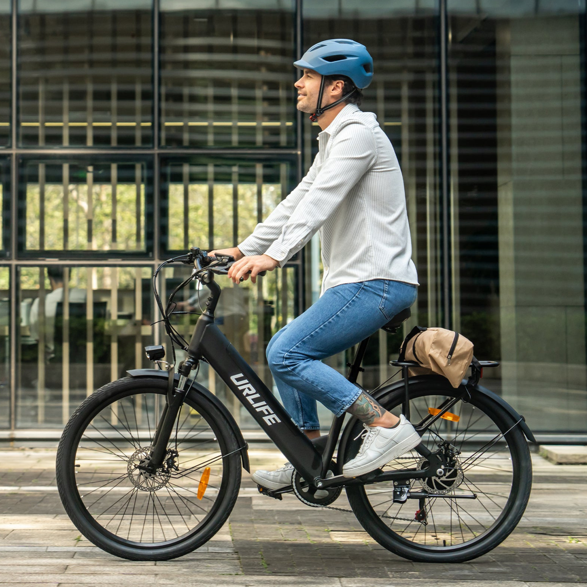 URLIFE E26 elcykel med avtagbart batteri och 4–6 h laddtid – Wheelyshop