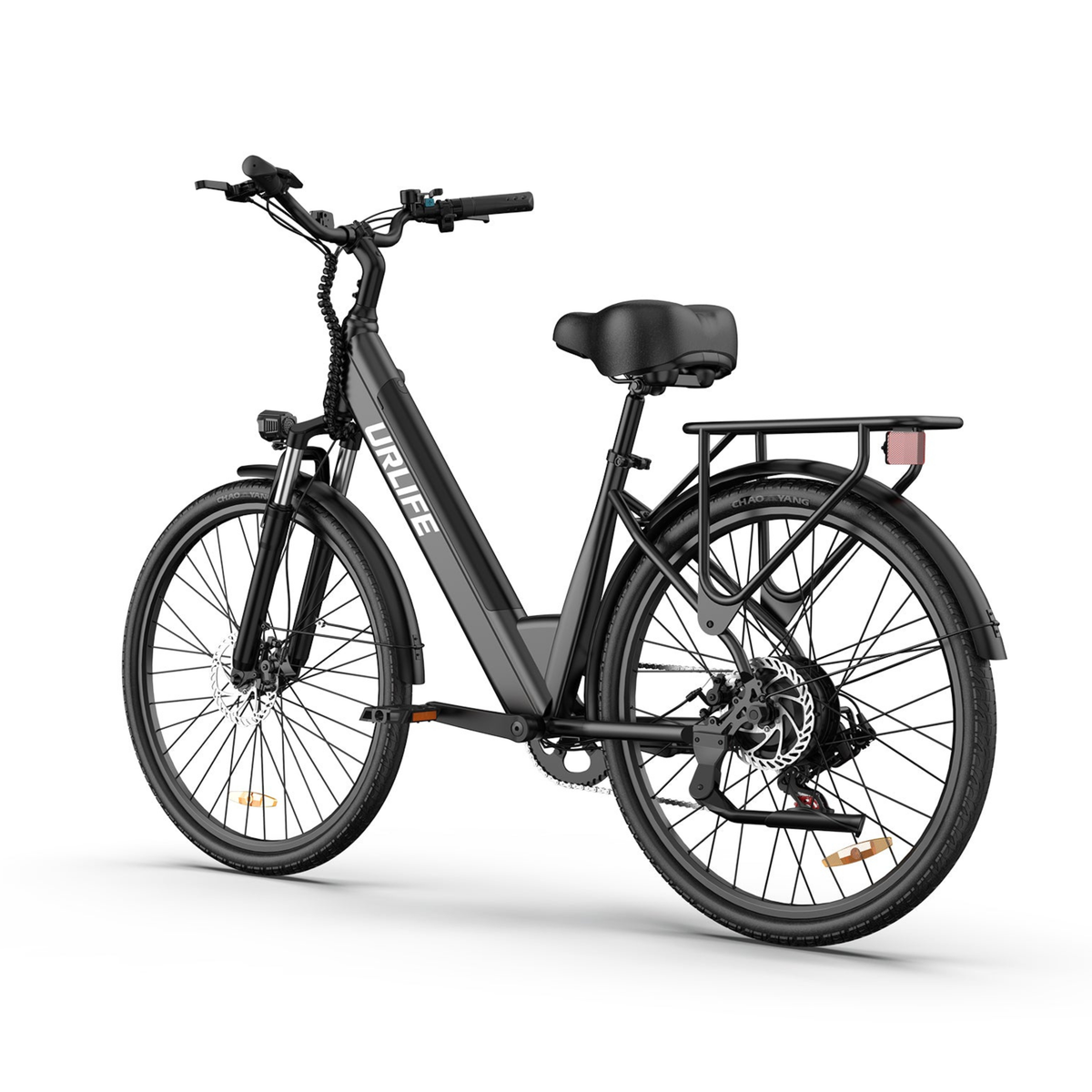 URLIFE E26 elcykel med 7 växlar för varierad terräng – Wheelyshop