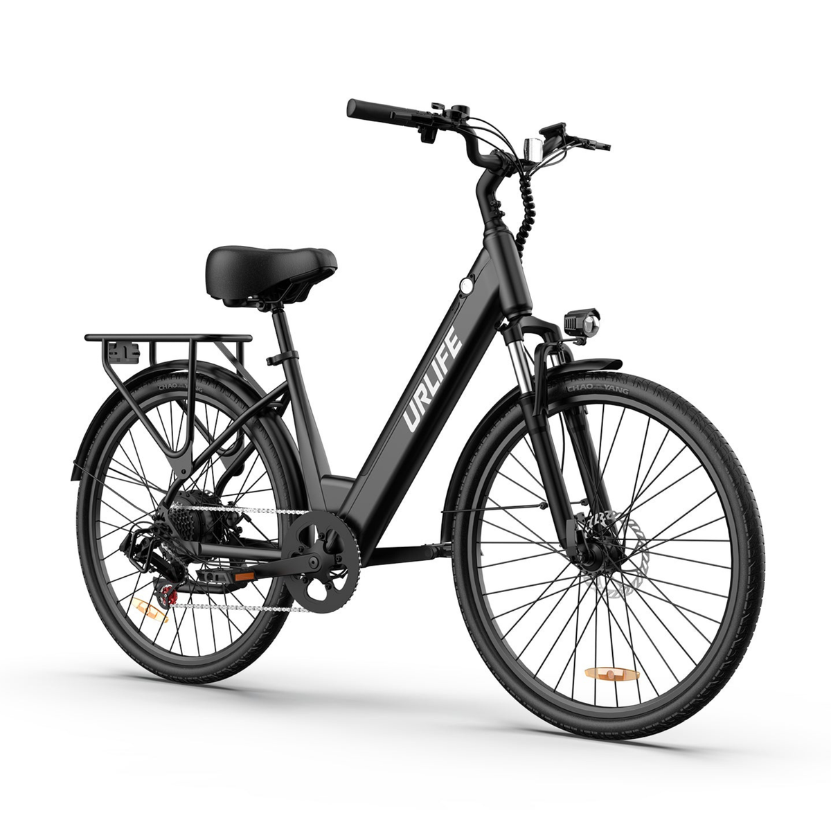 URLIFE E26 elcykel med skivbromsar fram och bak – Wheelyshop