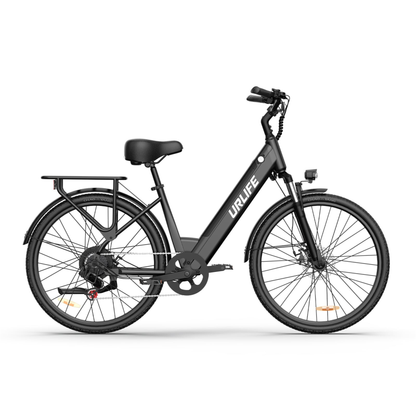 URLIFE E26 elcykel med främre fjädring för mjuk körning – Wheelyshop
