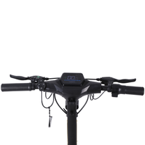 Manubrio del Wheely - H7 visto da davanti con display, leva del freno e pulsanti