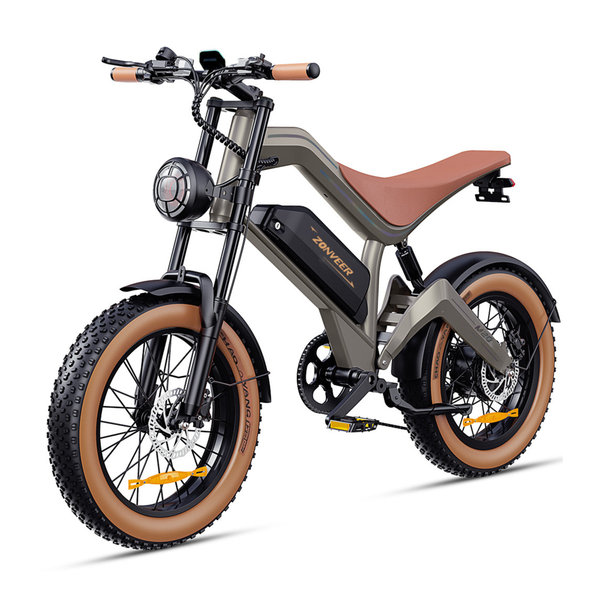 ZONVEER M20 elcykel med avtagbart 48V 18,2Ah litiumbatteri – Wheelyshop