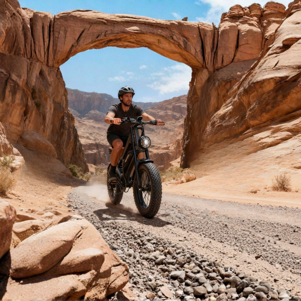 ZONVEER M20 elcykel med off-road-däck och full fjädring – Wheelyshop