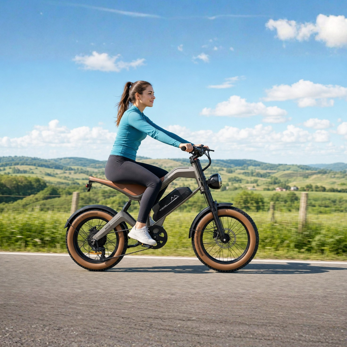 ZONVEER M20 elcykel med 7 växlar och tre körlägen – Wheelyshop