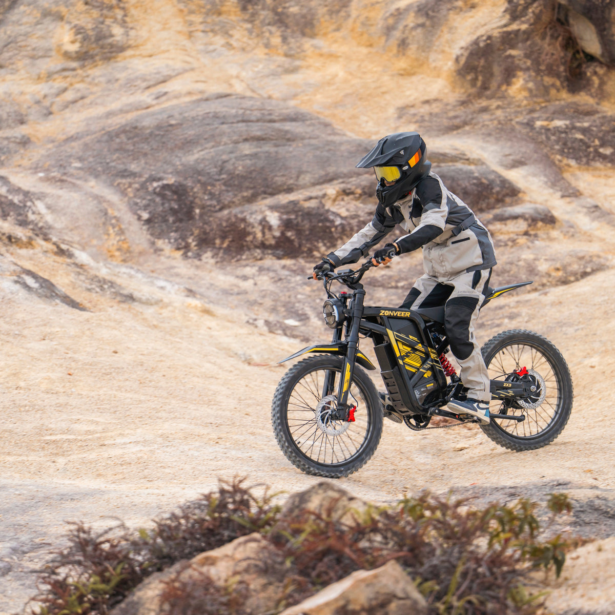 ZONVEER ZX3 elcykel med 19-tums däck och 110 Nm vridmoment – Wheelyshop