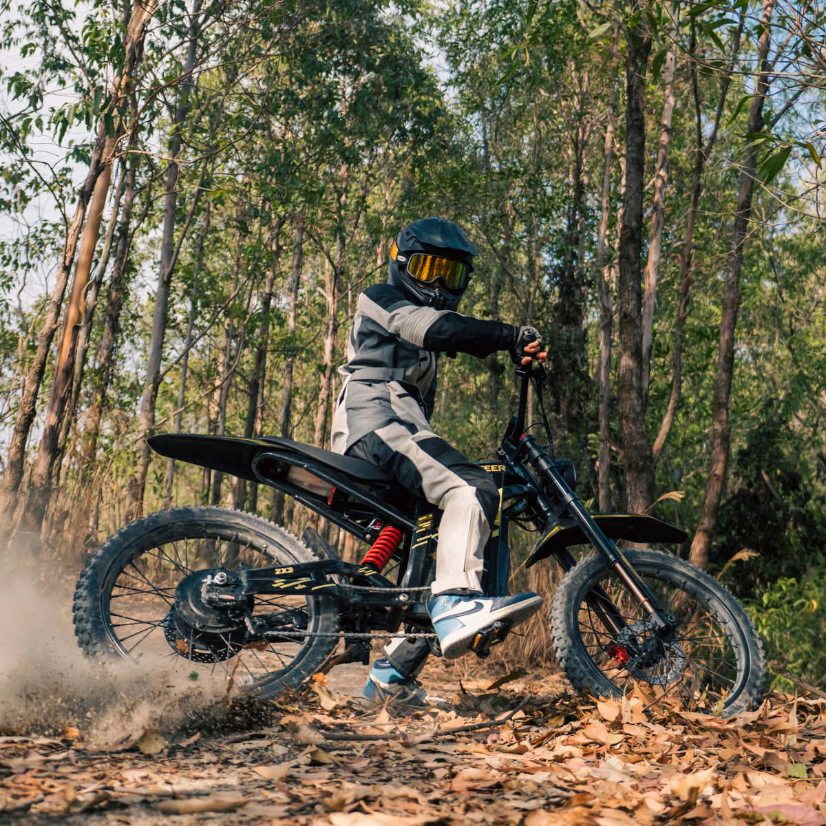 ZONVEER ZX3 elcykel med avtagbart batteri och 60 km/h toppfart – Wheelyshop