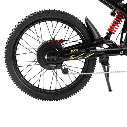 ZONVEER ZX3 elcykel med bekväm sadel för längre turer – Wheelyshop