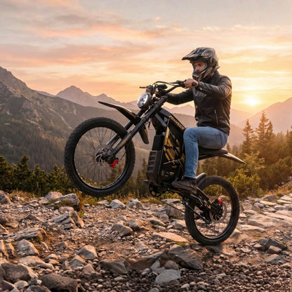 ZONVEER ZX3 elcykel med 60 km/h toppfart och blinkers – Wheelyshop