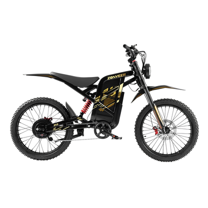 ZONVEER ZX3 elcykel med fjädring fram och bak – Wheelyshop