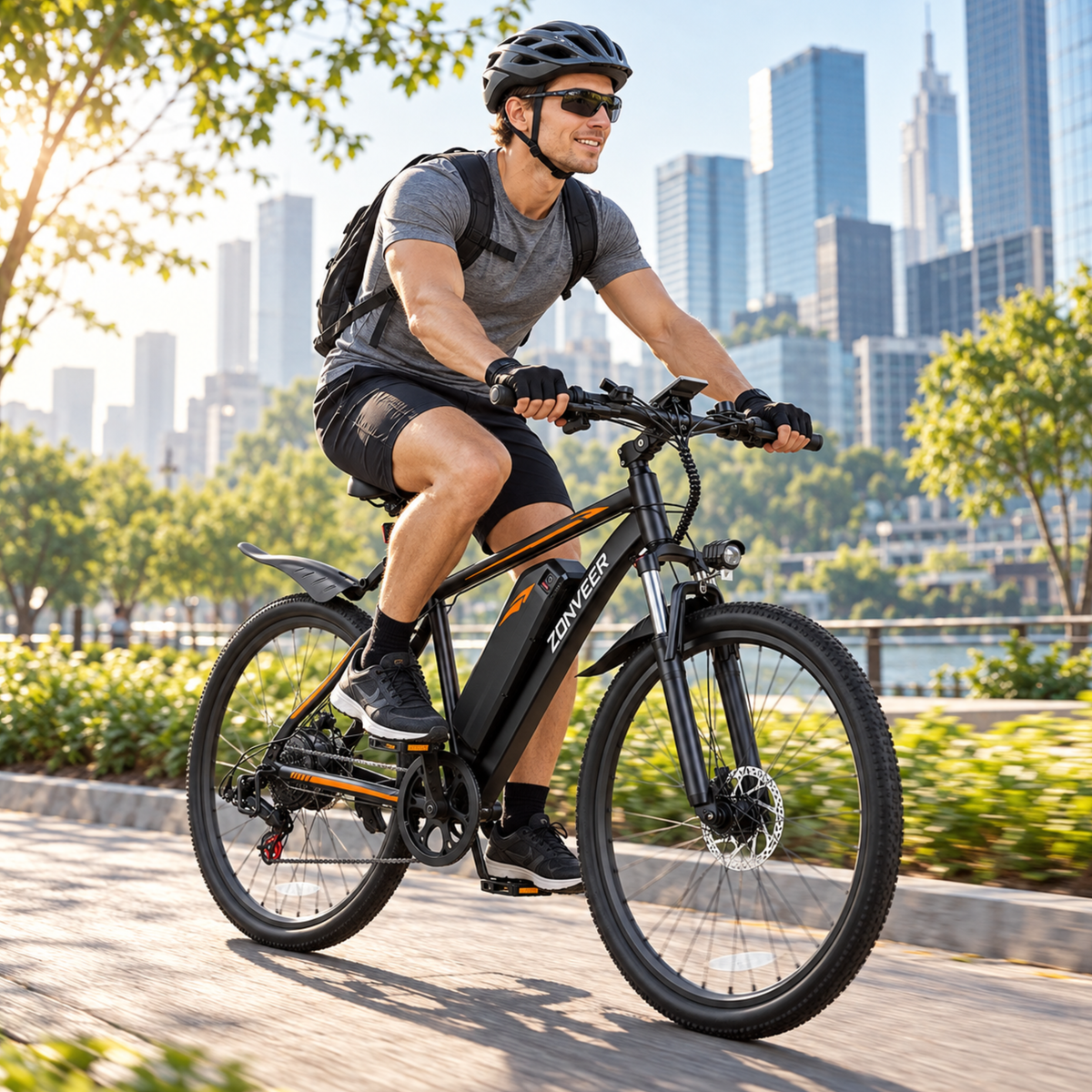 ZONVEER M26 bicicletta elettrica con grado di protezione IP54 – Wheelyshop