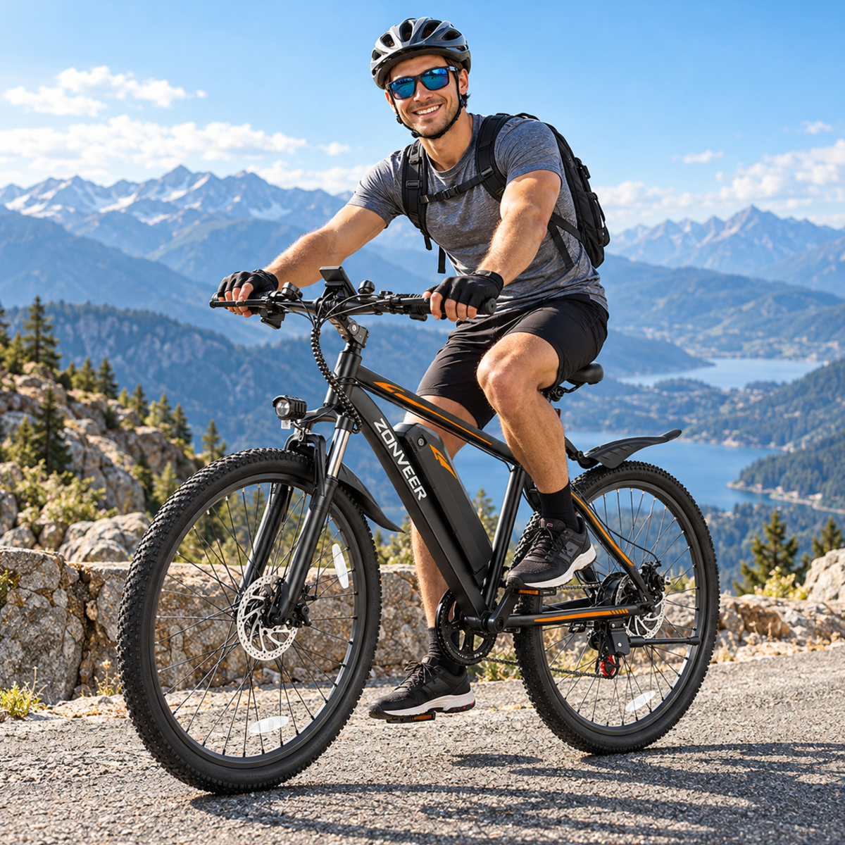 ZONVEER M26 bicicletta elettrica con 7 marce – Wheelyshop