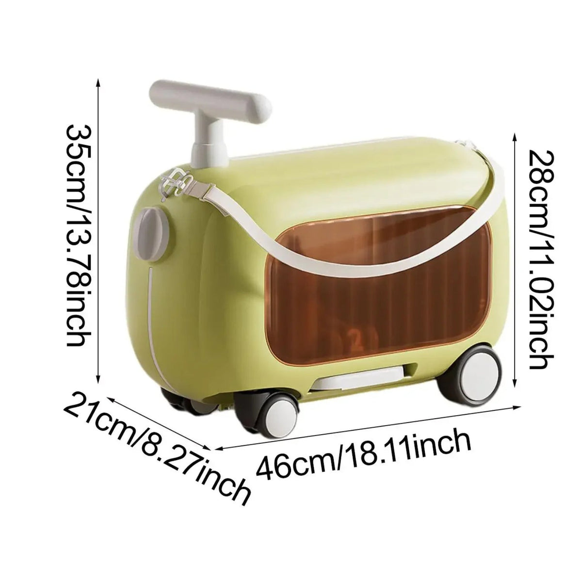 Åkbar resväska för barn – Classic Edition - Åkbar resväska - Wheelyshop