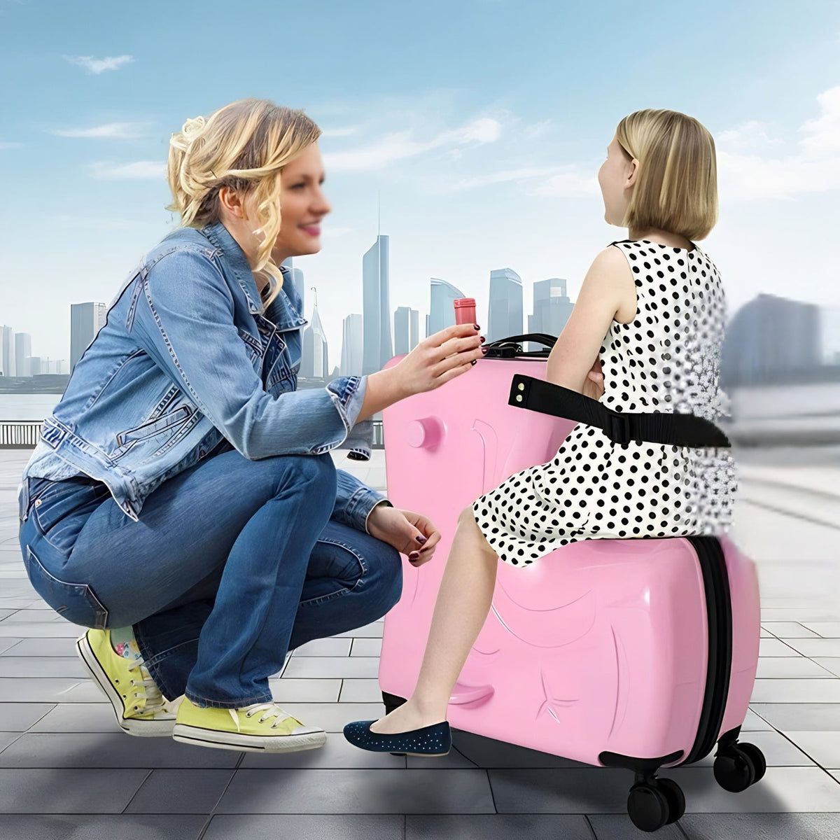 Åkbar resväska för barn – Mini Travel Edition - Åkbar resväska - Wheelyshop