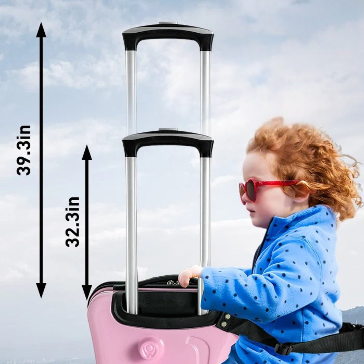 Åkbar resväska för barn – Mini Travel Edition - Åkbar resväska - Wheelyshop