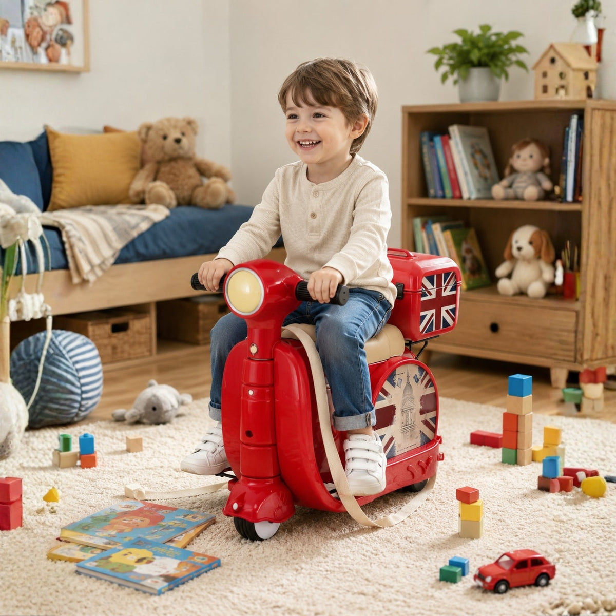 Valigia con monopattino per bambini – RideFun Edition - Valigia con monopattino - Wheelyshop