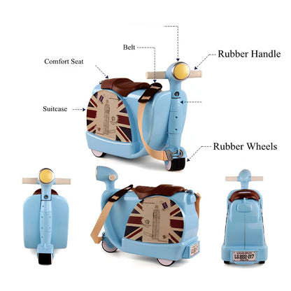 Valigia con monopattino per bambini – RideFun Edition - Valigia con monopattino - Wheelyshop