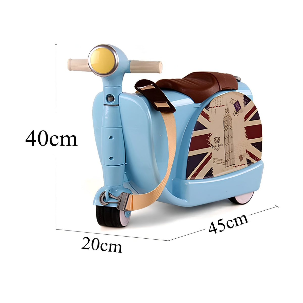 Valigia con monopattino per bambini – RideFun Edition - Valigia con monopattino - Wheelyshop