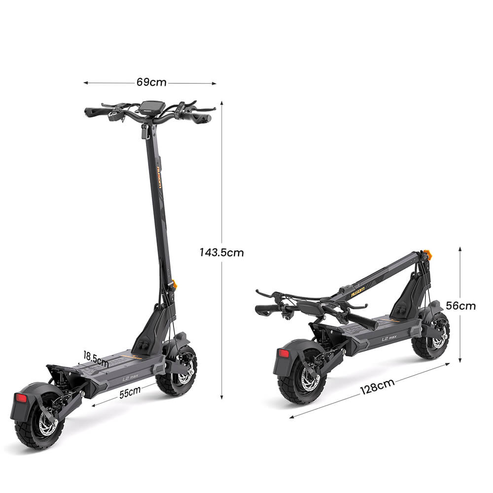 Ausom L2 Max - Elsparkcykel - Wheelyshop