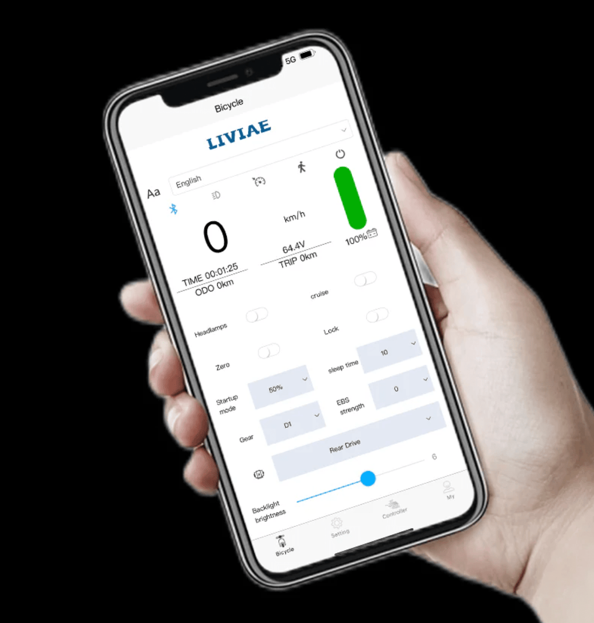 App per smartphone del monopattino elettrico BOYUEDA Q7 PRO MAX