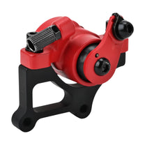 Pinza freno per Ninebot F3/F3 Pro in rosso, vista dall'alto