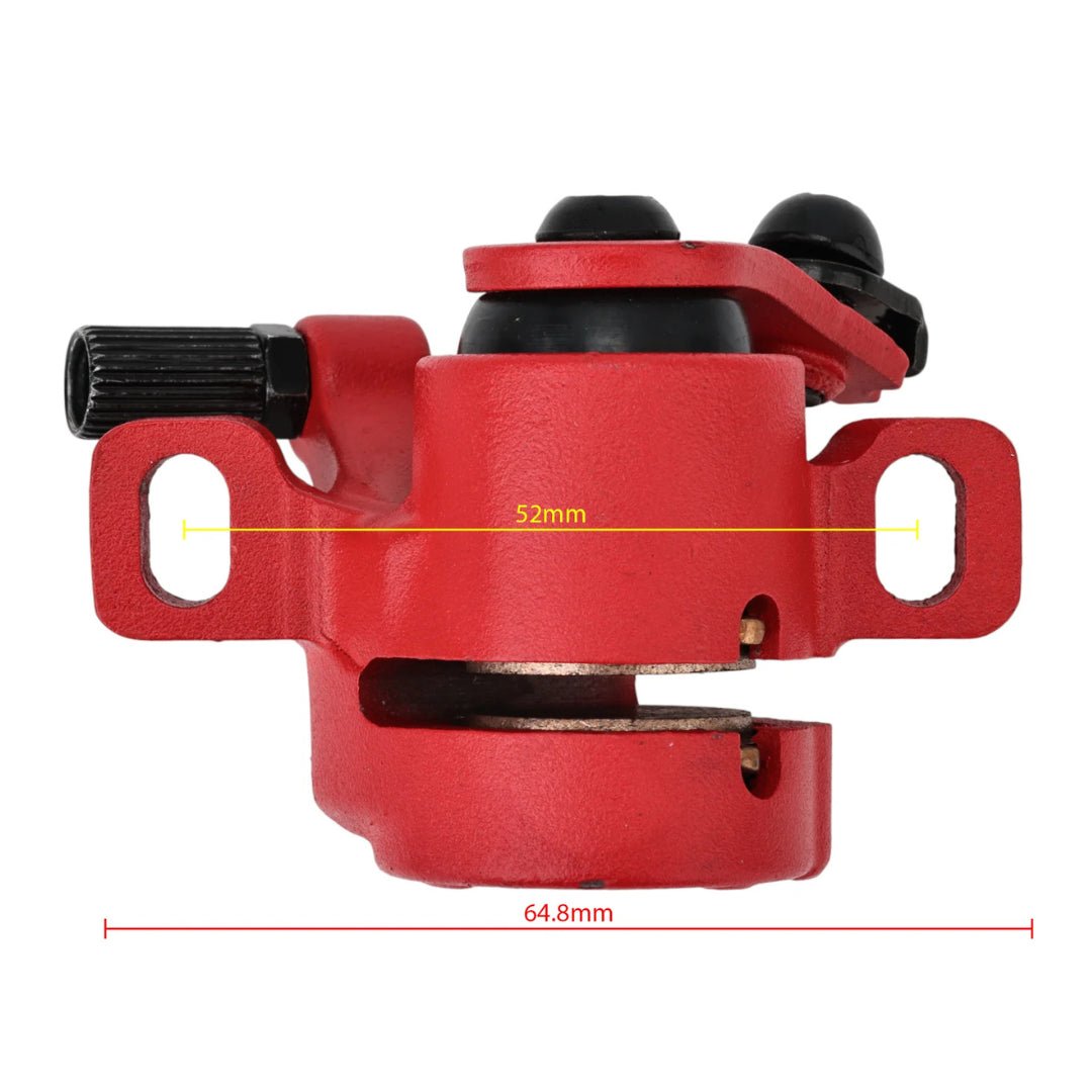 Dimensioni: pinza freno per Ninebot F3/F3 Pro in rosso