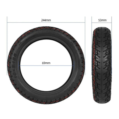 Däck 10" Luft Ninebot F20/F25/F30/F40 - Anti punkteringsgel - Reservdel - Wheelyshop