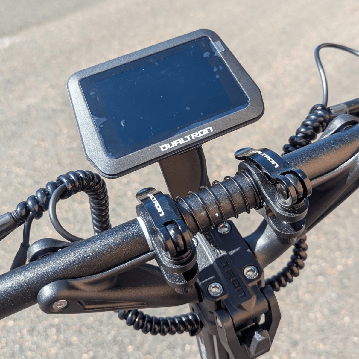 Manubrio del DUALTRON Alien con display e comandi