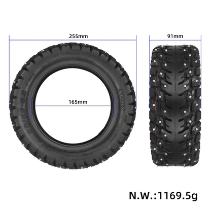 Pneumatico chiodato gonfiabile da 10 pollici 90/65-6.5 Kaabo/Vsett/Dualtron/Zero - Ricambio - Wheelyshop