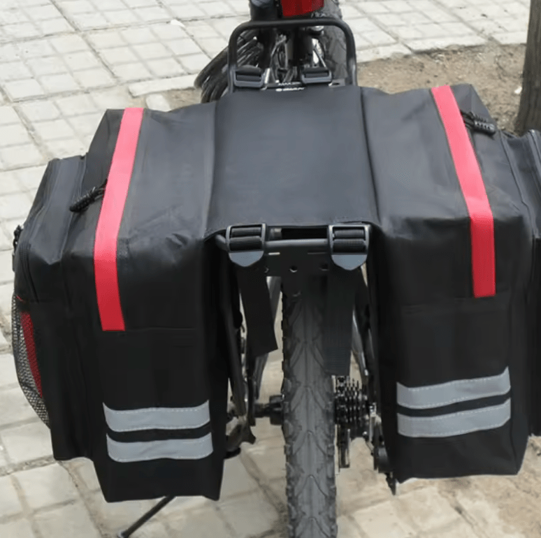Dubbelsidig pakethållarväska för cyklar - Tillbehör - Wheelyshop