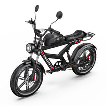 Fat bike elettrica Duotts F20 vista di tre quarti