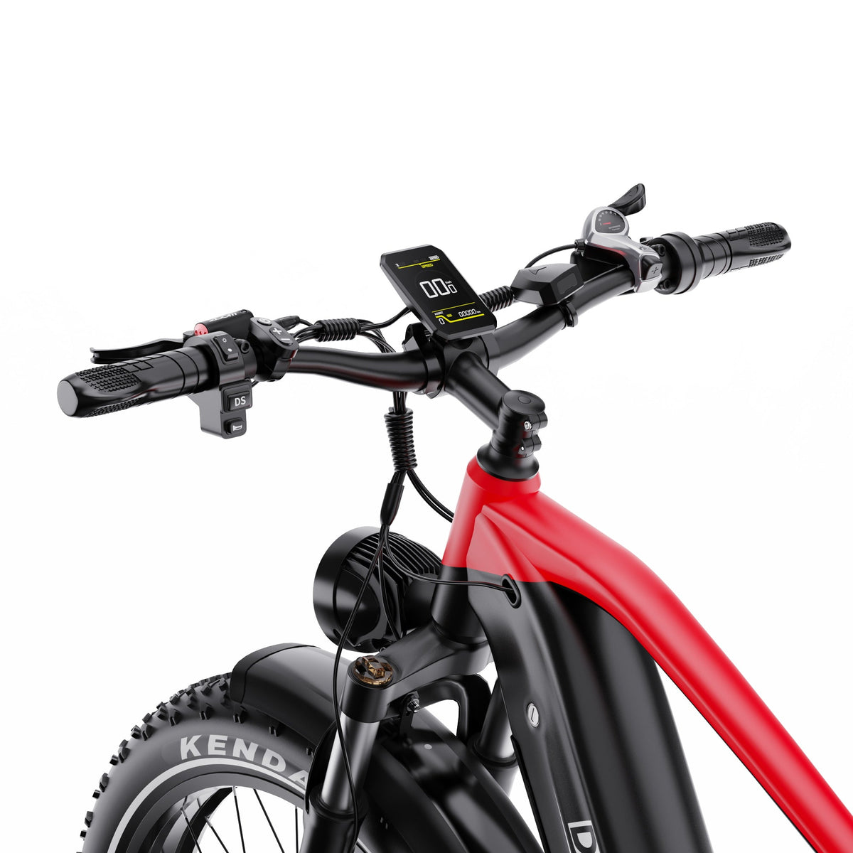Manubrio della Duotts F26 Lite in colore rosso