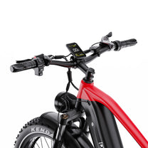 Manubrio della Duotts F26 Lite in colore rosso