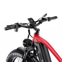 Manubrio della Duotts F26 con display e comandi