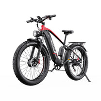 Fat bike elettrica Duotts F26 vista di tre quarti in colore rosso