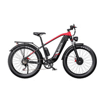 Fat bike elettrica Duotts F26 vista di lato in colore rosso