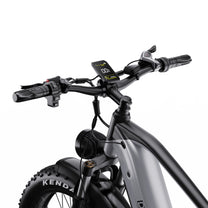 Manubrio della Duotts F26 con display e comandi